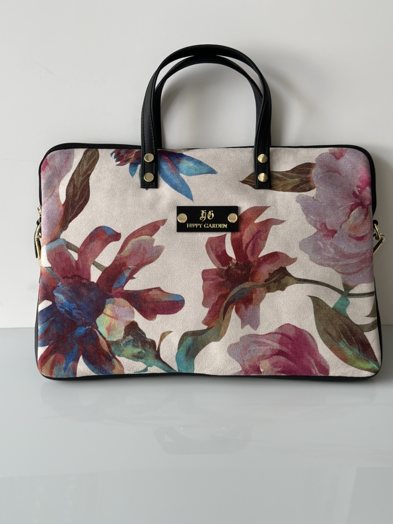 COZY FLOWER LAPTOP BAG